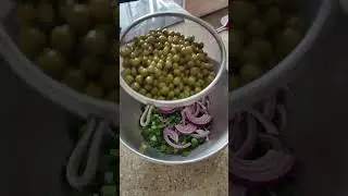 Самый быстрый закусочный салат! #рецепт