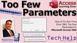 How to Fix Run-Time Error 3061 Too Few Parameters in Microsoft Access VBA