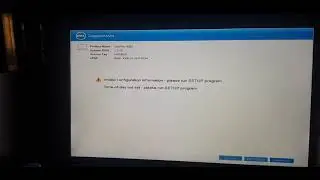 របៀបដោះបញ្ហា BIOS Dell មិនត្រូវថ្ងៃខែឆ្នាំ Invalid Configuration Information Splease Run Setup