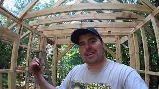 Tiny House Covered Porch Roof Install