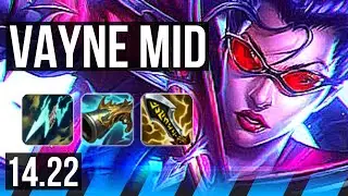 VAYNE vs ORIANNA (MID) | NA Master | 14.22