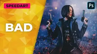 Bad (Photoshop Speed Art) (Alex Levi) 2019