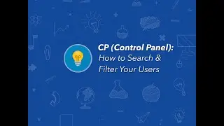 How to search and filter users