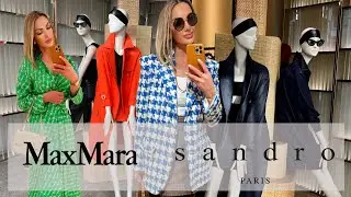 SHOPPING VLOG // MAX MARA // SANDRO // SPRING 2022 COLLECTIONS