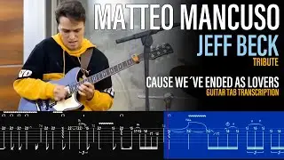 Matteo Mancuso | Jeff Beck Tribute | Guitar Tab Transcription