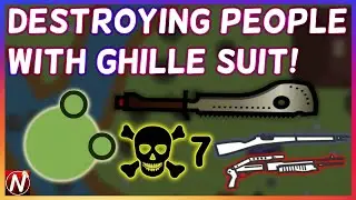 DESTROYING PEOPLE WITH GHILLE SUIT! l Surviv.io 7 Kills