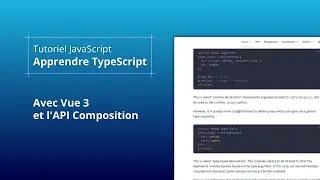 Apprendre TypeScript avec Vue.js