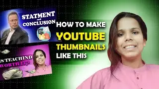 Make easy and Attractative Thumbnil in Photoshop with full Tutorial #photoshop #photoshoptutorial