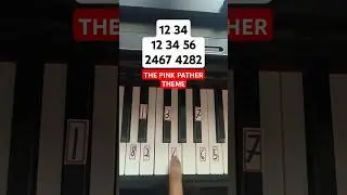 The Pink Panther Theme (PianoTutorial)