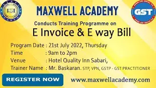Maxwell Academy | GST Training | Corporate Training | Softskill Training |Technical Training
