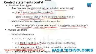 Control Statements in Python ll Python control statements