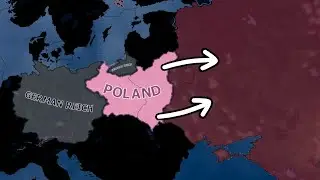 Germany + Poland vs Soviet Union | HOI4 Timelapse