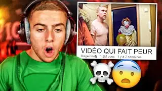 JE RÉAGIS À DES VIDÉOS QUI FONT PEUR (j'ai sursauté omg)