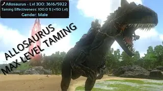 MAX LEVEL ALLOSAURUS TAMING!ARK  Survival Evolved Mobile