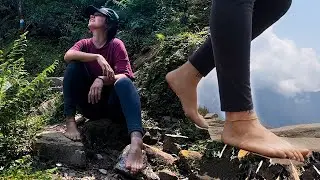 HİMALAYALAR'da ÇIPLAK AYAK TREKKİNG YAPTIM ! ~ 106