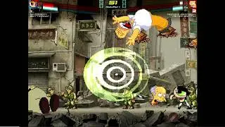 Mugen Mushroom Cup (Round 1): DG Blossom & DG Buttercup vs Homer Simpson & Peter Griffin