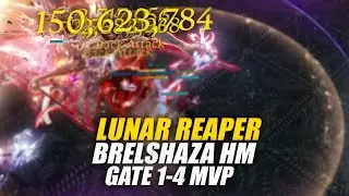 1583 Lunar REAPER Brelshaza Hard Gate 1-4 MVP (%24-%60-%35-%27) | G2 SAVED AGAIN? | Lost Ark: 로스트아크