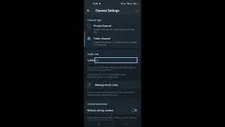 How to make Telegram channel visible from private to public