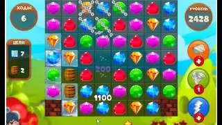 Сокровища пиратов2428          уровень прохождение - Pirate treasures level2428        walkthrough