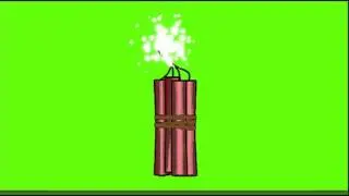 green screen cartoon dynamite 1