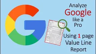Google's Business Valuation using Value Line's 1 page report
