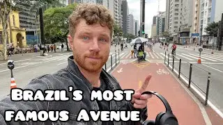 FOREIGNER Exploring BRAZIL’s most FAMOUS STREET (Avenida Paulista)