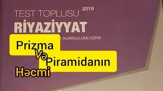 1📚Prizmanın və Piramidanın Həcmi. Toplu 2-ci hissə- 2019