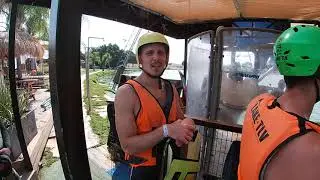 Первый опыт wakeboard (вейкбоард) куча падений, Israel