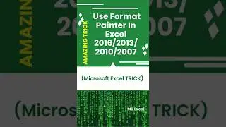 How to use Format Painter in Excel for quick and easy formatting! 