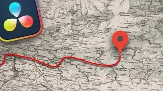 The Map TRAVEL Effect by Indiana Jones | Davinci Resolve Tutorial