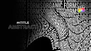 mTitle Abstract FCPX Free Plugin   Modern Typography Patterns Plugin Exclusively For Fcpx #EditsFCPX