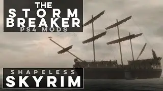 Fully Crewed Ship in Skyrim - Shapeless Skyrim PS4 Mods (Ep. 142)