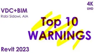 Revit 2023 Top 10 Warnings