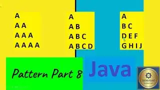 Pattern Program in  java 8 ||