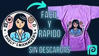 Como colocar diseños en camisas/ Sin descargas/ Rápido y fácil/ Tutorial Photopea