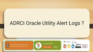 ADRCI Oracle utility alert logs ? 