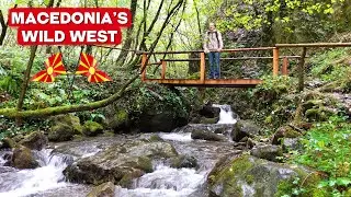 I Hiked To a REMOTE WATERFALL in the Forests of NORTH MACEDONIA! 🇲🇰
