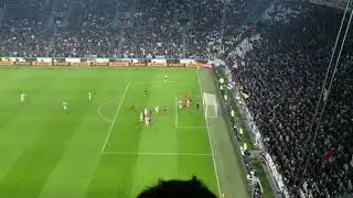GOAL BENATIA LIVE DALLO STADIUM - Juventus Roma 1-0 (Serie A 2017/18)