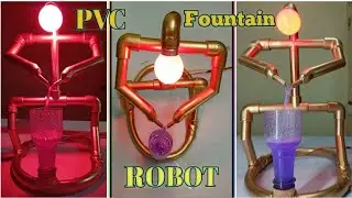 How To Make PVC Pipe Robot Fountain | Amazing Fountain