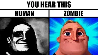 you hear this sound: Human VS Zombie (Project Zomboid meme)