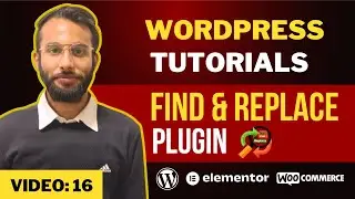 Use Find & Replace Function in WordPress site | Replace Text In WordPress | WordPress Tutorials #16