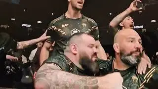 Alex Pereira's hold on brother, I am fighting moment