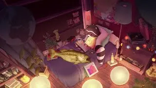 Lofi beats while Mario puts a fish in his briefcase 💤