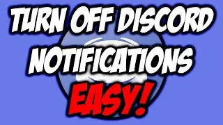 How To Turn Off Discord Notifications on Phone EASY! ✅| NEW UPDATE 2020 | Discord Tutorials
