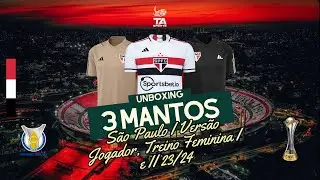UNBOXING TAILANDESAS 1:1 - VERSÃO JOGADOR SÃO PAULO I, TREINO I E II FEMININA 23/24
