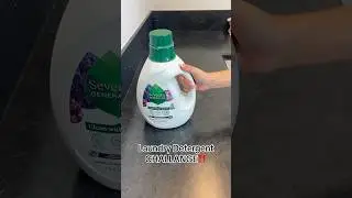 Laundry Detergent Scoop Up CHALLENGE‼️#slicy #kitchenhack #kitchenhave #laundrydetergentchallenge