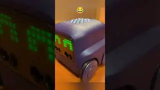 Boxer robot playing crazy 
