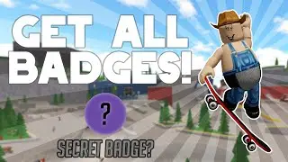 How to get EVERY badge on ROBLOX Skate Park! + CODES!