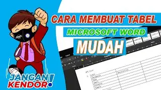 Membuat tabel di Microsoft Word
