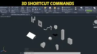 AUTOCAD 3D SHORTCUT COMMANDS